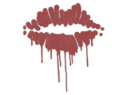 Item Graffiti | Kiss (Blood Red)