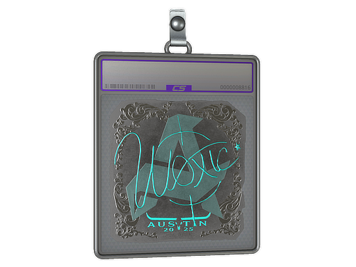 Item Sticker Slab | woxic (Foil) | Austin 2025