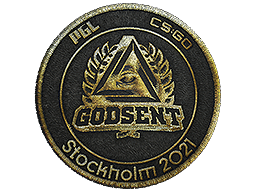 Item Patch | GODSENT (Gold) | Stockholm 2021