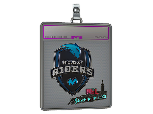 Item Sticker Slab | Movistar Riders (Foil) | Stockholm 2021
