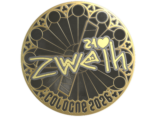Item Sticker | zweih (Gold) | Cologne 2026