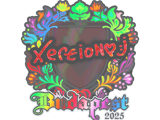 Item Sticker | xertioN (Holo) | Budapest 2025
