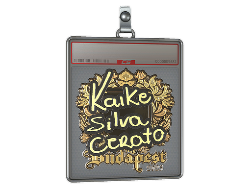 Item Sticker Slab | KSCERATO (Gold) | Budapest 2025