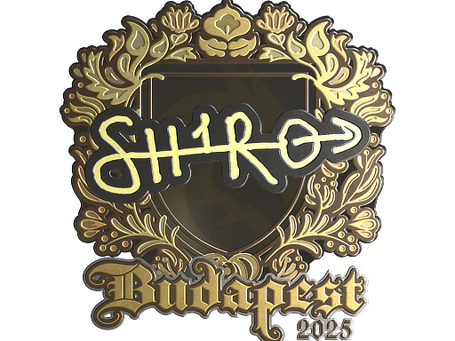 Item Sticker | sh1ro (Gold) | Budapest 2025