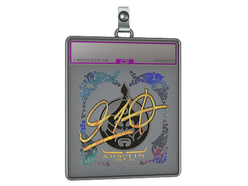 Item Sticker Slab | 910 (Holo) | Austin 2025