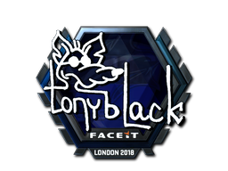 Item Sticker | tonyblack (Foil) | London 2018