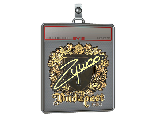 Item Sticker Slab | ZywOo (Gold) | Budapest 2025