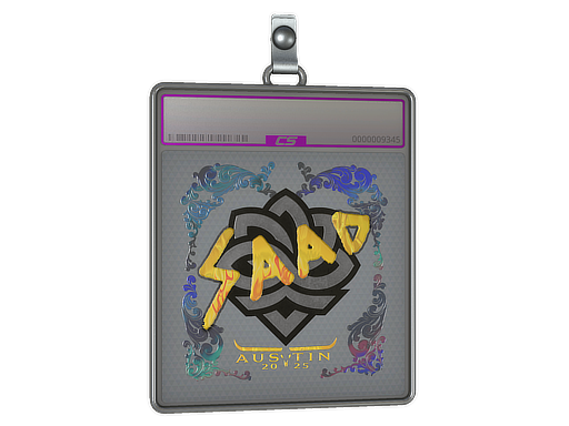 Item Sticker Slab | saadzin (Holo) | Austin 2025