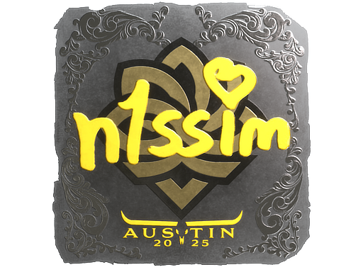 Item Sticker | n1ssim (Foil) | Austin 2025