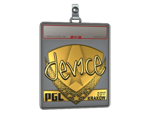 Item Sticker Slab | device (Gold) | Krakow 2017