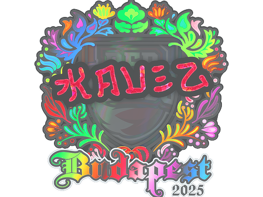 Item Sticker | kauez (Holo) | Budapest 2025