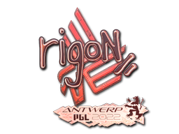 Item Sticker | rigoN (Holo) | Antwerp 2022