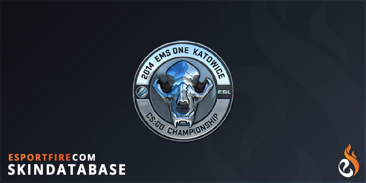 Sticker ESL Skull (Foil) Katowice 2014