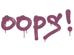 Item Graffiti | Oops (Princess Pink)