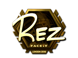Item Sticker | REZ (Gold) | London 2018