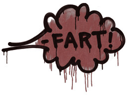 Item Sealed Graffiti | Fart (Brick Red)