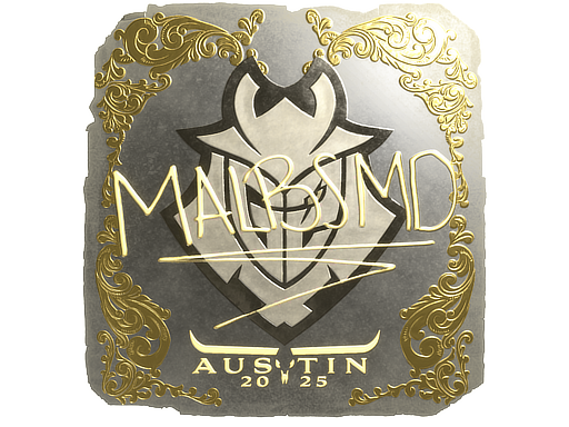 Item Sticker | malbsMd (Gold) | Austin 2025