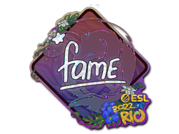 Item Sticker | fame (Glitter) | Rio 2022