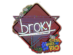 Item Sticker | broky (Glitter) | Rio 2022