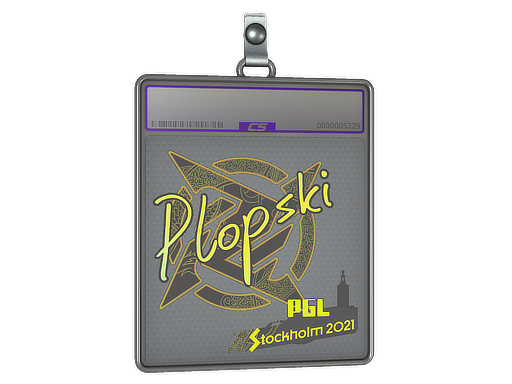 Item Sticker Slab | Plopski (Holo) | Stockholm 2021