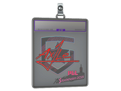 Item Sticker Slab | Ax1Le (Holo) | Stockholm 2021