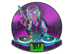 Cosmetic Sticker | DJ Safecracker (Lenticular) of Craft