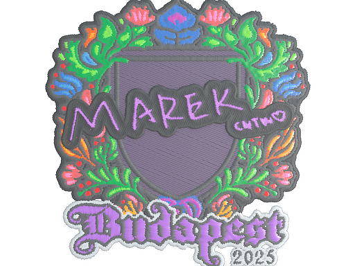 Item Sticker | Marek (Embroidered) | Budapest 2025