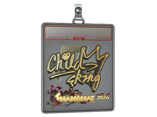 Item Sticker Slab | ChildKing (Gold) | Shanghai 2024
