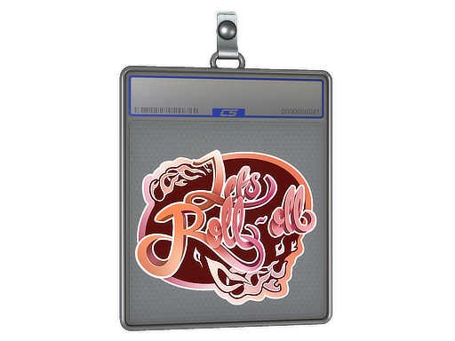 Item Sticker Slab | Let's Roll-oll