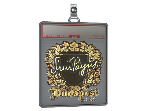 Item Sticker Slab | SunPayus (Gold) | Budapest 2025
