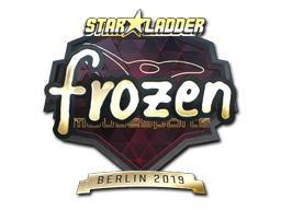 Item Sticker | frozen (Gold) | Berlin 2019