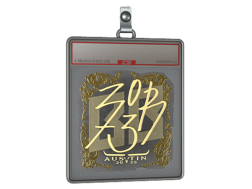 Item Sticker Slab | zorte (Gold) | Austin 2025