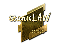 Item Sticker | stanislaw (Gold) | Boston 2018