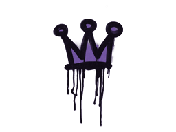 Item Sealed Graffiti | Little Crown (Monster Purple)