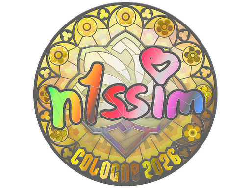 Item Sticker | n1ssim (Holo) | Cologne 2026