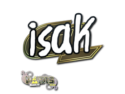 Item Sticker | isak | Paris 2023