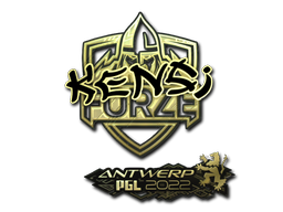 Item Sticker | KENSi (Gold) | Antwerp 2022