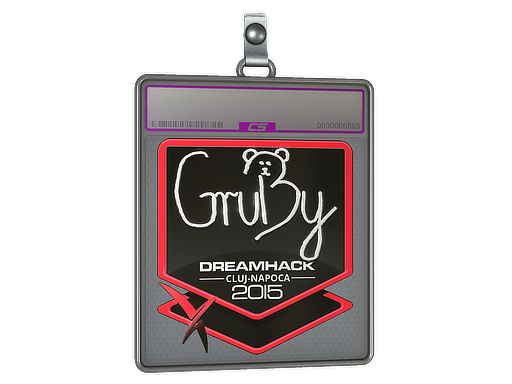 Item Sticker Slab | GruBy (Foil) | Cluj-Napoca 2015