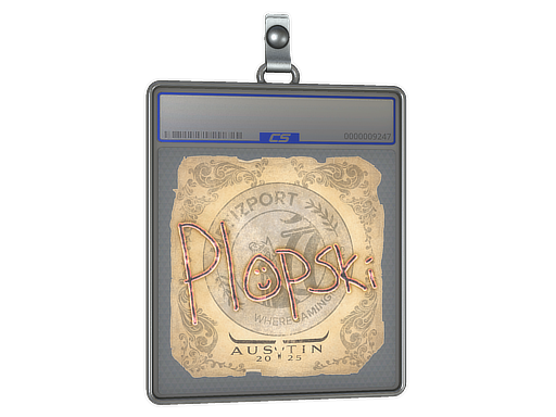 Item Sticker Slab | Plopski | Austin 2025