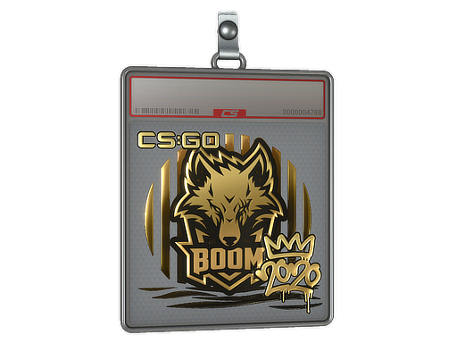 Item Sticker Slab | Boom (Gold) | 2020 RMR