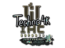 Item Sticker | Techno4K (Glitter) | Antwerp 2022
