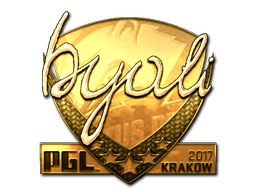 Item Sticker | byali (Gold) | Krakow 2017