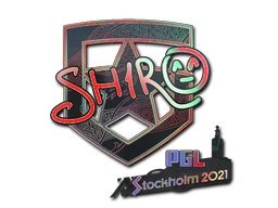 Item Sticker | sh1ro (Holo) | Stockholm 2021