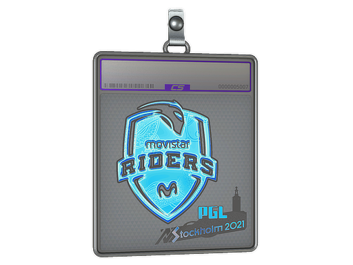 Item Sticker Slab | Movistar Riders (Holo) | Stockholm 2021