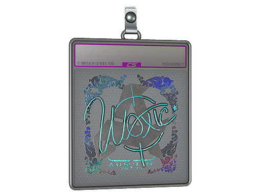 Item Sticker Slab | woxic (Holo) | Austin 2025