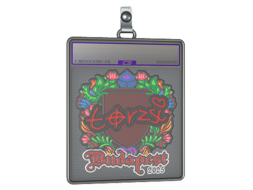 Item Sticker Slab | torzsi (Embroidered) | Budapest 2025