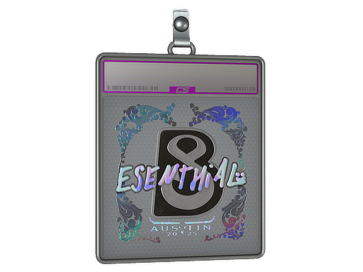Item Sticker Slab | esenthial (Holo) | Austin 2025