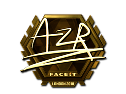 Item Sticker | AZR (Gold) | London 2018