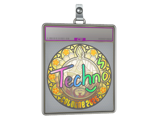 Item Sticker Slab | Techno4K (Holo) | Cologne 2026