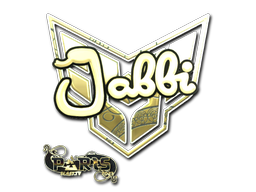 Item Sticker | jabbi (Gold) | Paris 2023